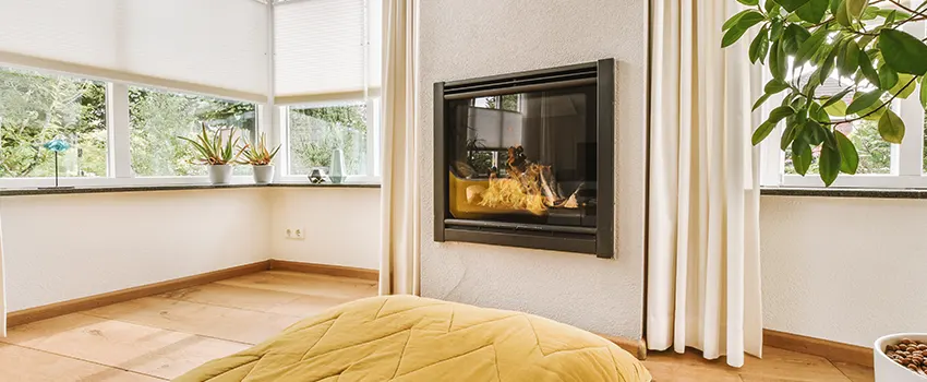 Residential Fireplace Ceramic Glass Installation in Muskego, WI