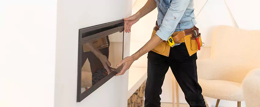 Metal Fireplace Installation in Muskego, Wisconsin