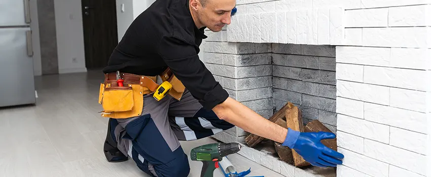 Fireplace Damaged Damper Frame Repair Services in Muskego, Wisconsin
