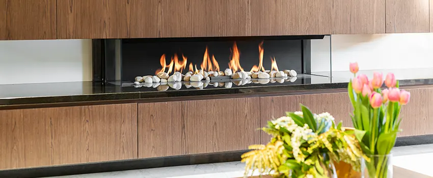 Double-height Fireplace Design Refurbishment in Muskego, Wisconsin