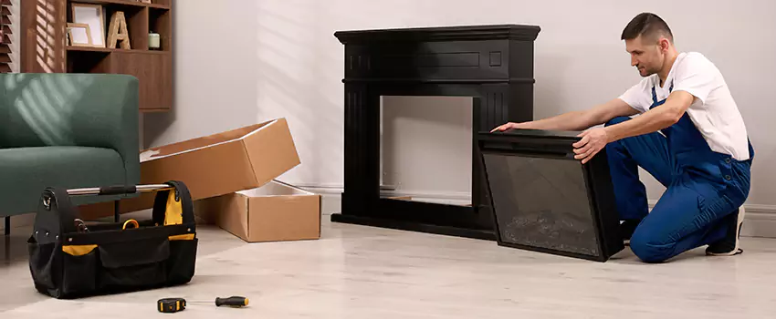 Old Rusted Metal Fireplace Repair And Replacement in Muskego, WI