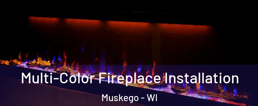  Multi-Color Fireplace Installation Muskego - WI